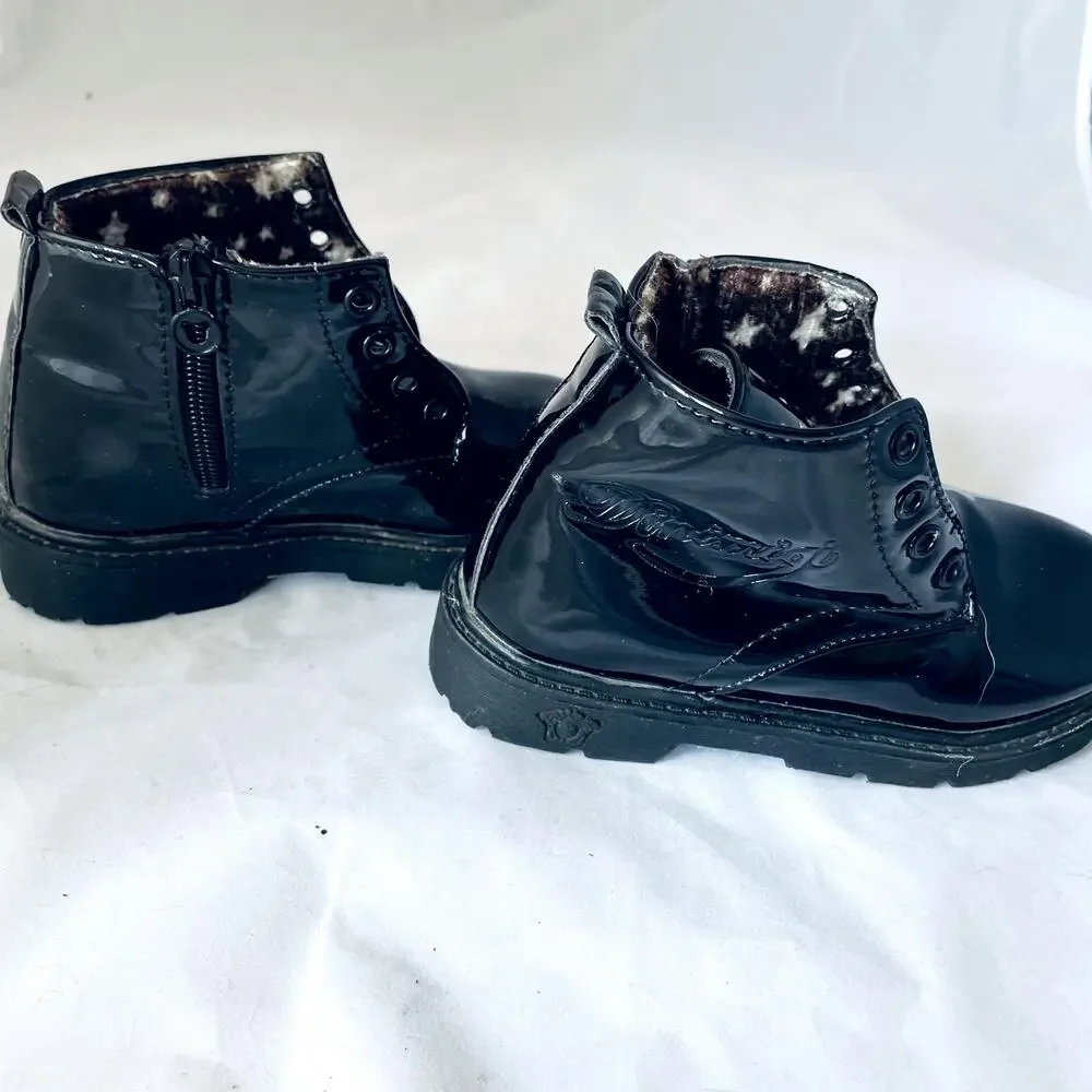 Dinimigi unisex  rain boots shoes EU 28 (11 USA) Black Kids